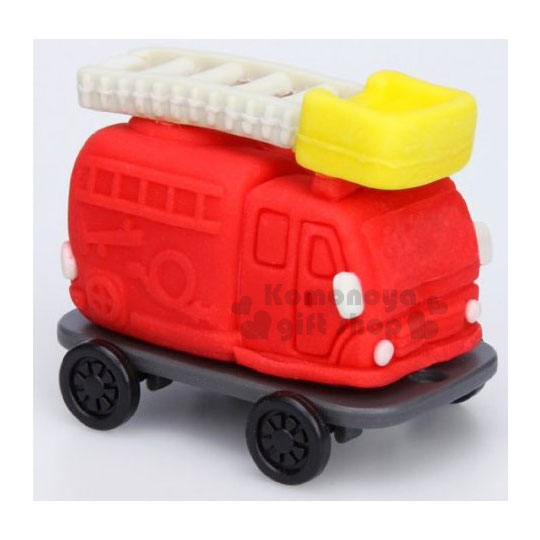〔小礼堂〕日本银岛 消防车黏土模具组《3色.绿盒装》