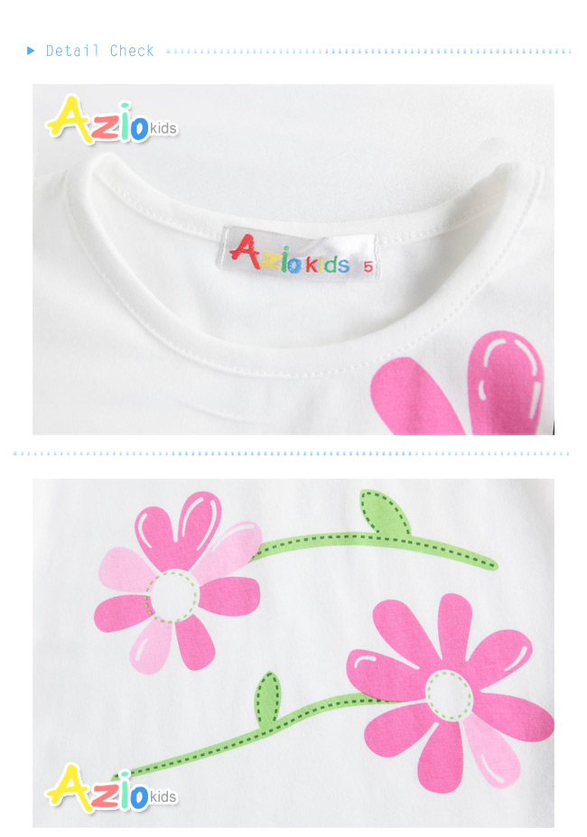 童裝 上衣 花朵蕾絲下襬後拉鍊/冰淇淋花朵/粉色花朵荷葉短袖上衣(共3款)