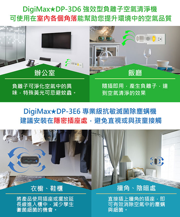 DP-3D6,DP-3E6,專業級抗敏滅菌除塵螨機,強效型負離子空氣清淨機,負離子空氣清淨,紫外線殺菌除螨,除螨滅菌