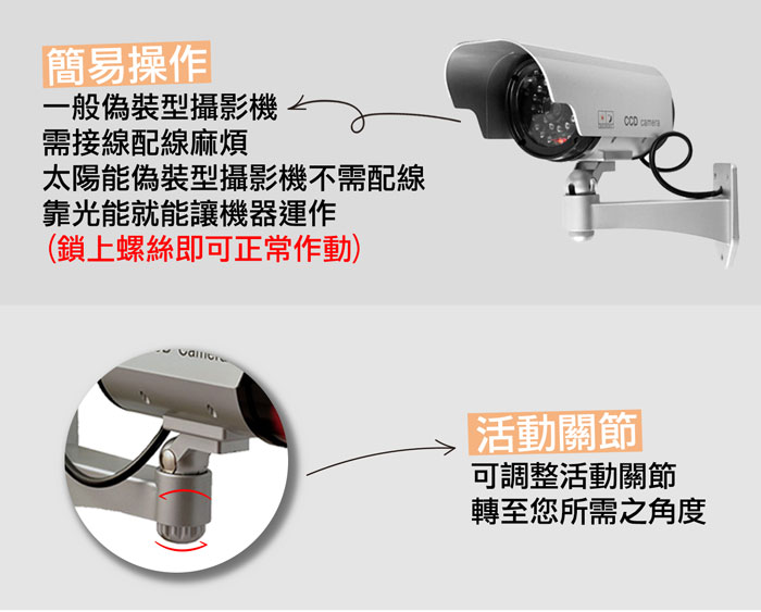 SUNFORCE 監視器 仿真監視器 太陽能充電 攝影機