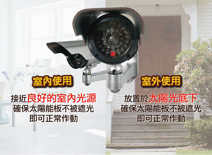 SUNFORCE 監視器 仿真監視器 太陽能充電 攝影機
