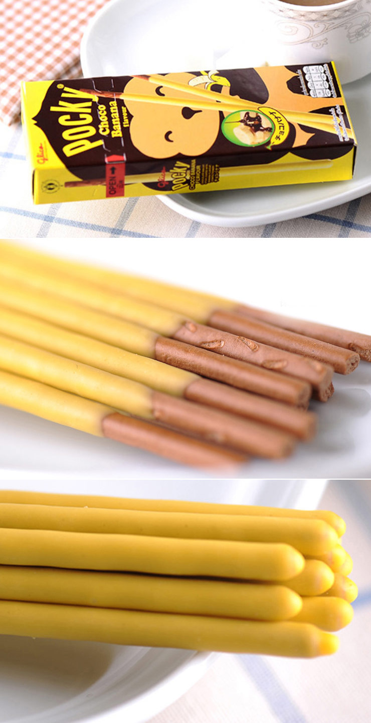 【豆嫂】泰國限定版固力果Pocky 香蕉巧克力棒