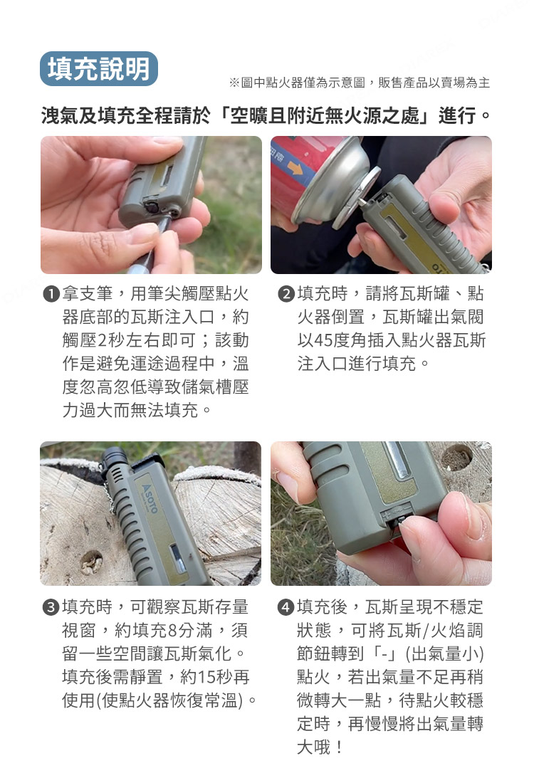 點火器填充說明