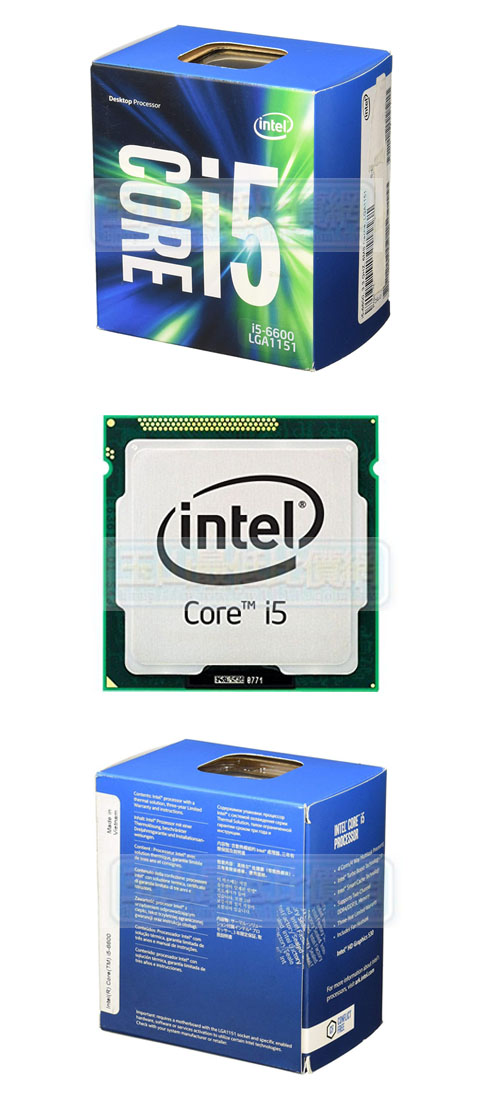 7美國直購] Intel Boxed Core I5-6600 FC-LGA14C 3.30 Ghz 6 M