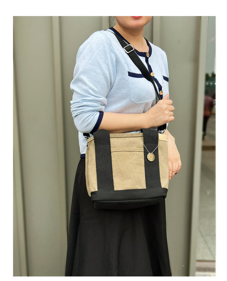 日本樂天多分格帆布包單肩斜後背包母嬰媽咪包托特包女包大容量正 包/箱/袋 背包/書包/肩包 2