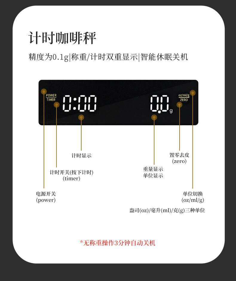 手沖咖啡套裝禮盒裝家用美式帶秤組合器具6件套禮品禮盒升級 餐具/杯具 咖啡茶具/酒具 16