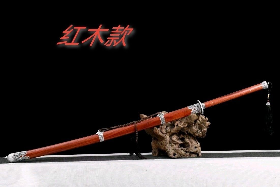 [戚刀] 繍春刀 牛尾刀 苗刀 手鍛造打 古兵器 武具 刀装具 護身工具 両手刀 戚刀] 繍春刀 牛尾刀 苗刀 手鍛造打 古兵器 武具 刀装具 護身