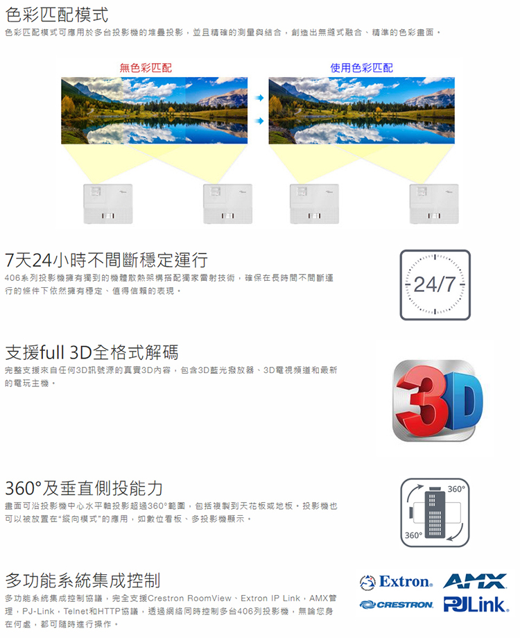 Optoma奧圖碼 ZH406ST - 詳情1