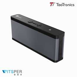 TaoTronics TT-SK09 超輕薄防水藍芽喇叭 重低音浴室藍芽喇叭 3W * 2 雙喇叭大音量 cp值首選日本亞馬遜熱賣【WitsPer智選家】