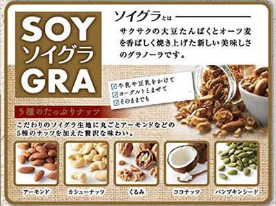 【豆嫂】日本零食 日清NISSIN 早餐大豆堅果麥片(160g)