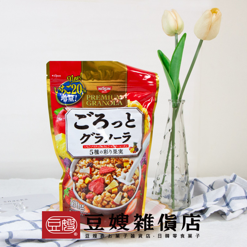 【豆嫂】日本零食 日清NISSIN 早餐麥片(160g)