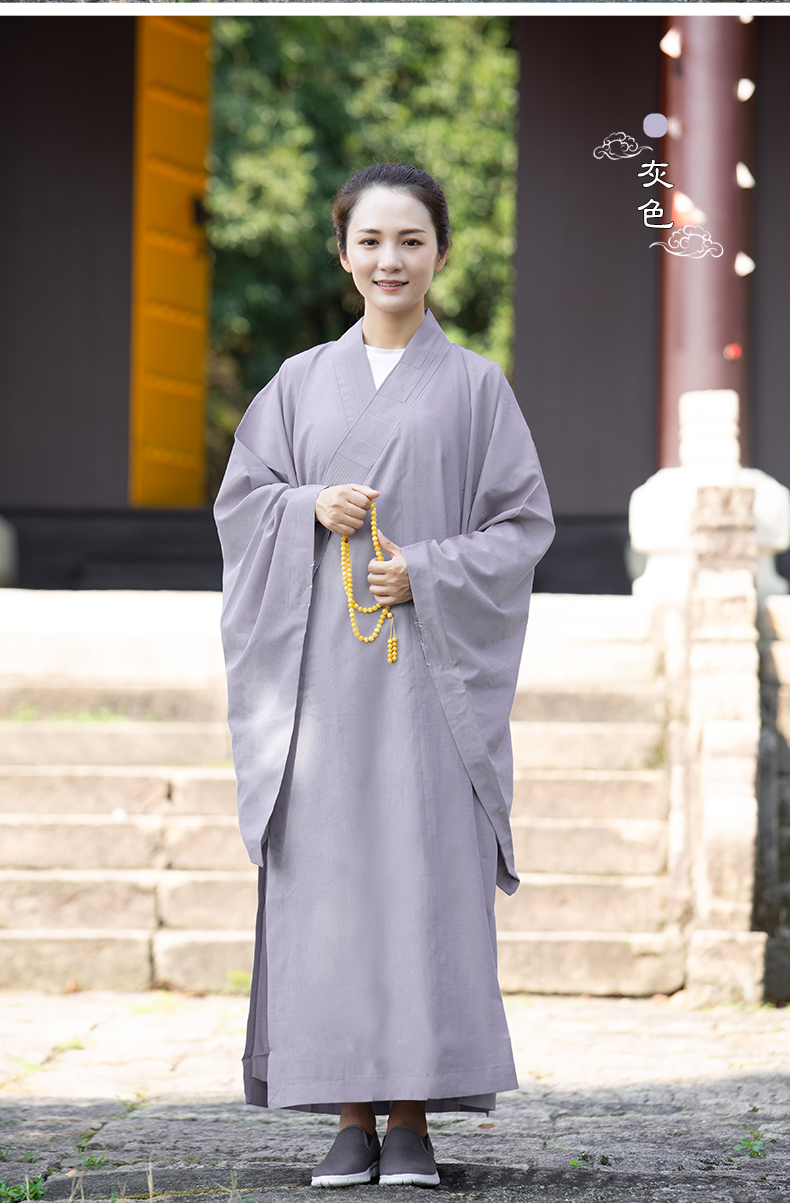 僧衣 緣思梵佛教用品僧服海青居士服男四季海清長褂僧衣女袈裟長衫大褂【MJ8504】 | 木語家居直營店 | 樂天市場Rakuten