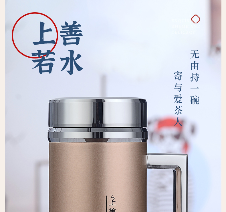 銀杯999純銀保溫杯內膽男女高檔泡茶杯子辦公家用銀水杯銀飾禮品