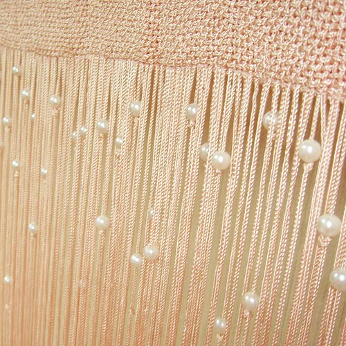 【凡尔赛】珍珠线帘-粉红(85x150cm)