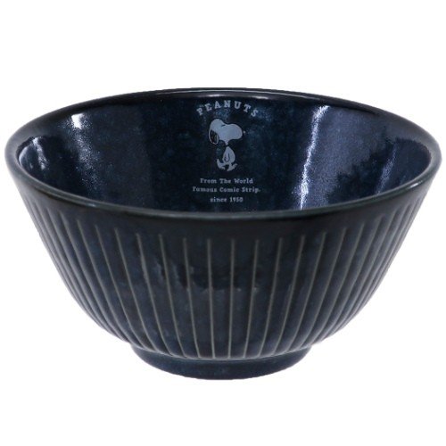 小禮堂史努比日製陶瓷碗《深藍.走路》飯碗.湯碗.金正陶器| 小禮堂