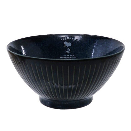 小禮堂史努比日製陶瓷碗公《深藍.走路》丼飯碗.湯碗.金正陶器| 小