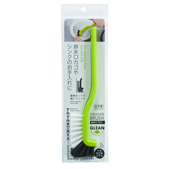 小禮堂小久保工業所日製直角排水口刷水槽刷細縫刷清潔刷 灰白刷頭 小禮堂卡通百貨