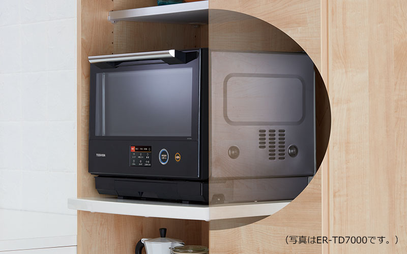 白色款日本公司貨TOSHIBA 東芝30L 薄型ER-SD3000 過熱水蒸氣白色蒸氣烤