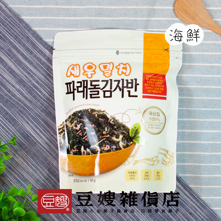 【豆嫂】韓國零食 多口味酥脆海苔酥(40g)