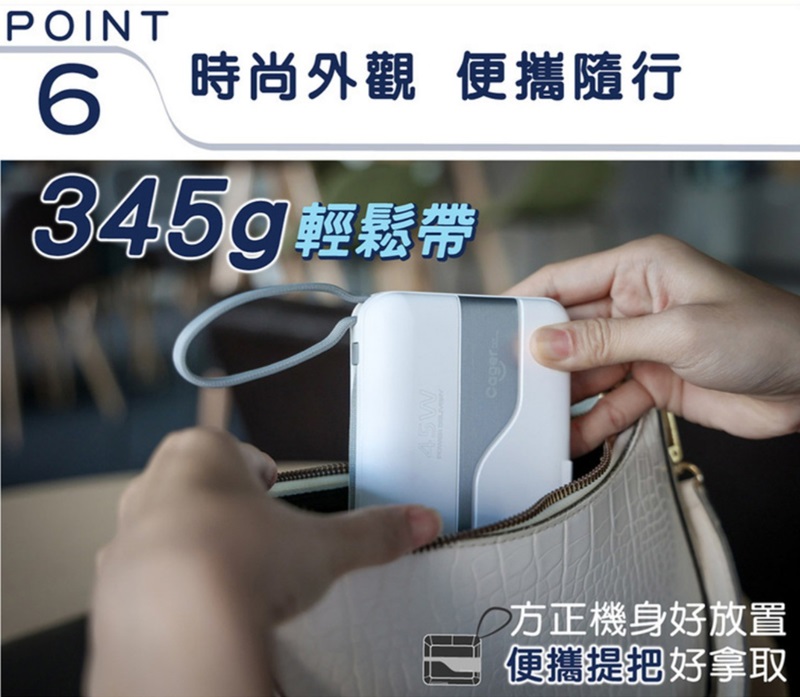 POINT6時尚外觀 便攜隨行 輕鬆帶MS方正機身好放置便攜提把好拿取