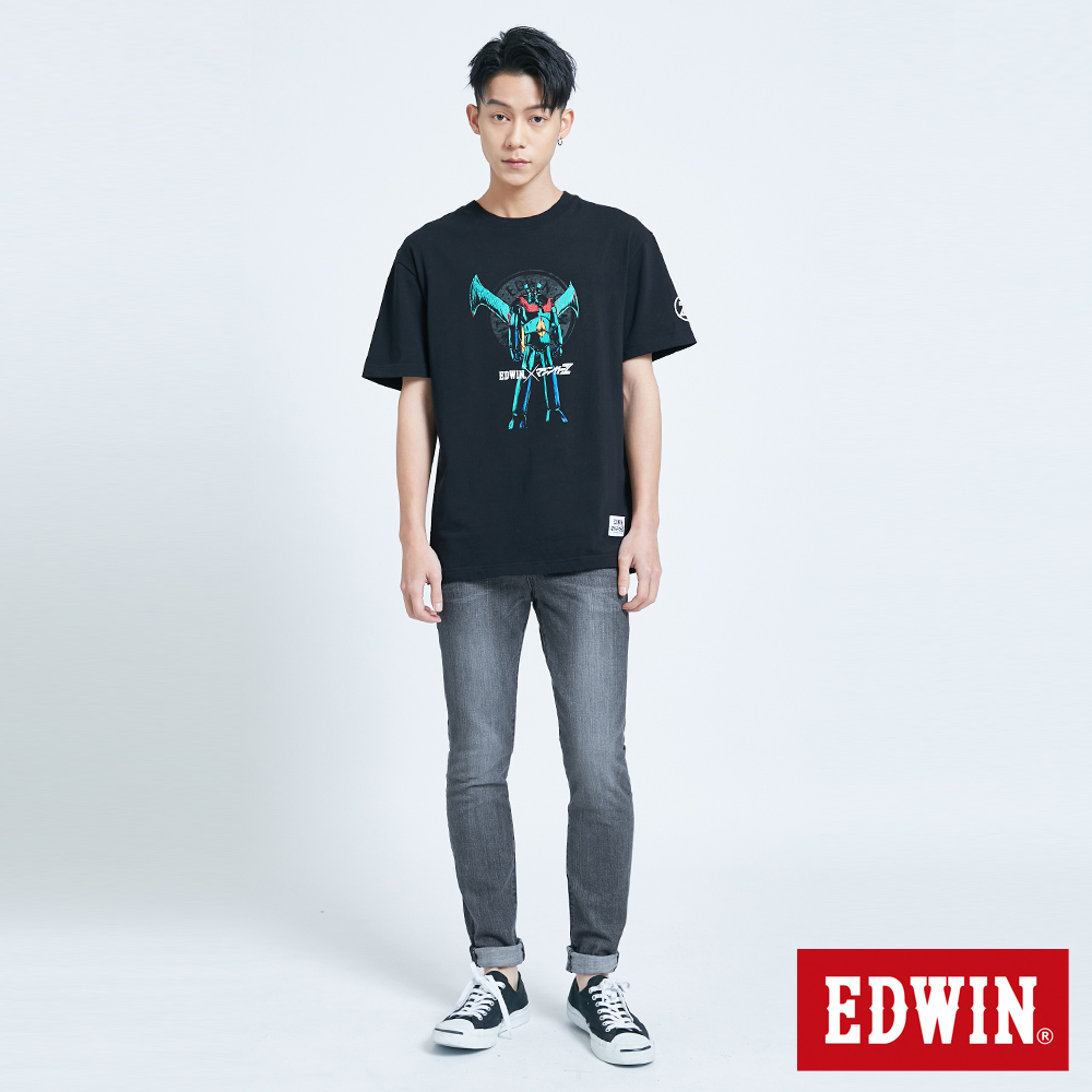 EDWIN X 無敵鐵金剛MZ大鐵金剛短袖T恤-男款黑色#503生日慶| EDWIN官方 