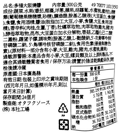 【豆嫂】日本廚房 多福 日式調味醬(多口味)