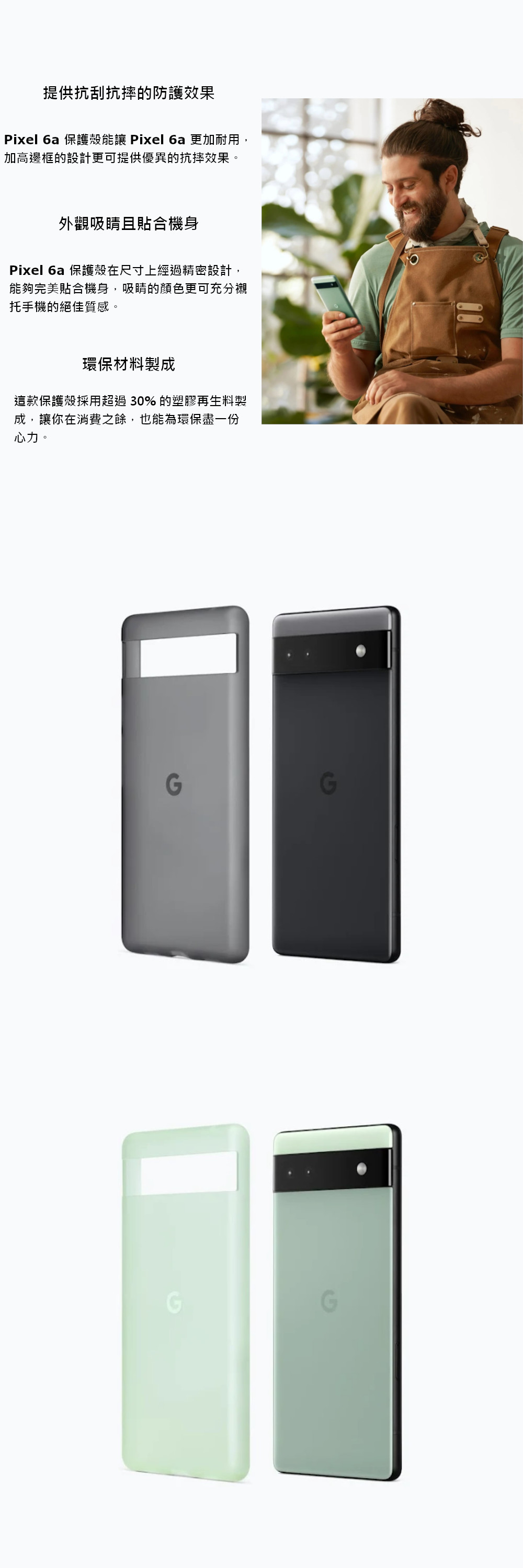 GOOGLE-PIXEL 6A原廠保護殼