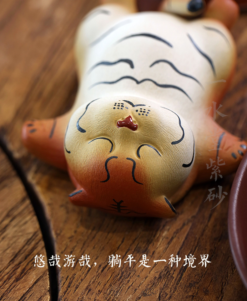 宜兴紫砂小恐龙茶宠精品可养可爱小摆件茶桌紫砂壶