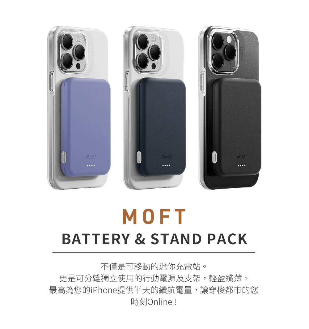 MOFTBATTERY & STAND PACKȬOiʪgARqCOiWߨϥΪʹqΤ[,C̰ziPhoneѥbѪqq,zɨOnline!