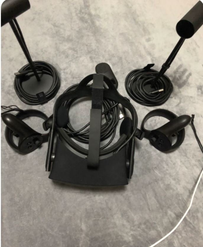 美琪Oculus rift S/CV1頭盔專用耳機配件品配件單賣頭盔線控制器| 窩克
