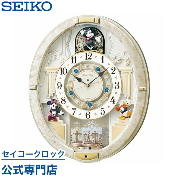 日本SEIKO 精工Disney 迪士尼米奇米妮音樂掛鐘FW574W 時鐘12首名曲音樂