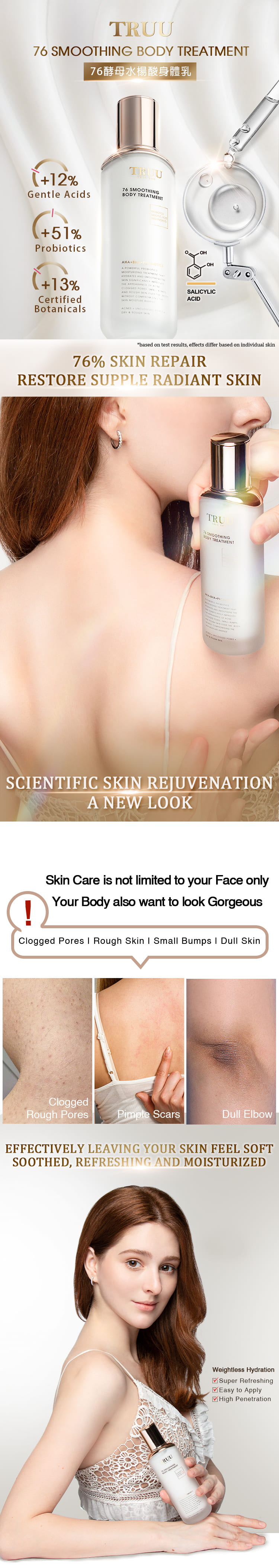 76 Smoothing Body Treatment | Popular Recommendation | TRUU 童