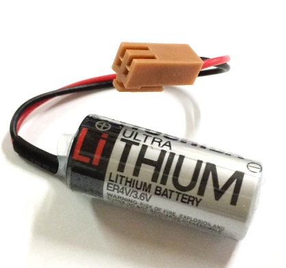ER4V 3.6V 帶2P棕色接頭 TOSHIBA 不可充電PLC鋰電池 (含稅)【佑齊企業 iCmore】 | 佑齊企業電子商城直營店 ...