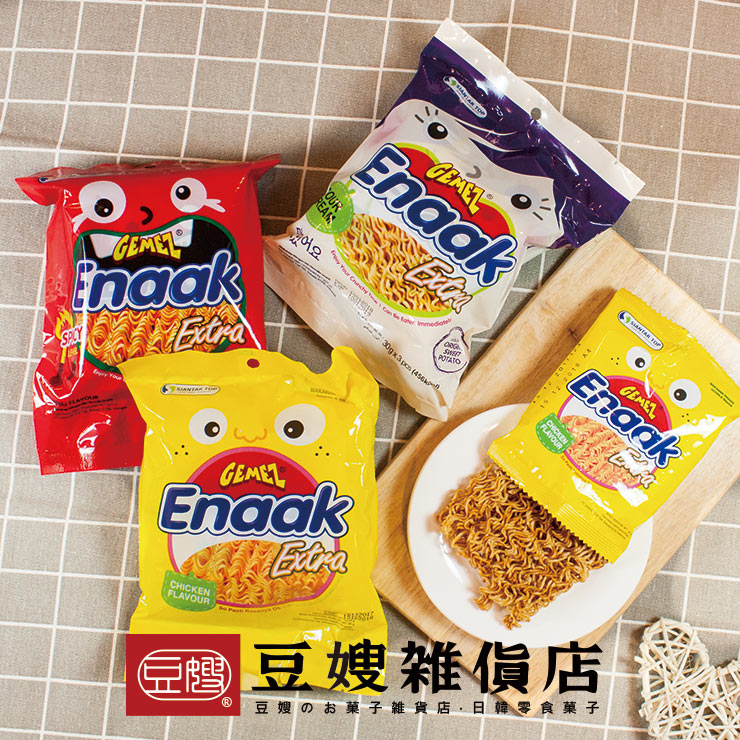 【豆嫂】韓國熱銷 Enaak 大雞點心麵 大雞麵(3入裝/原味/酸奶地瓜/辣味)