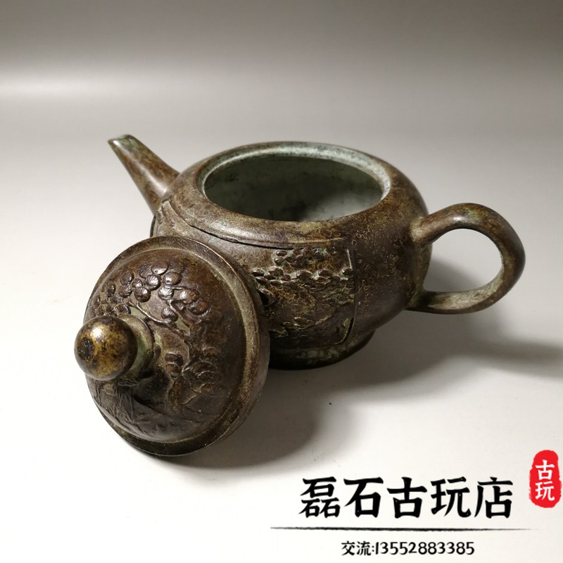 古玩銅器収蔵老銅仏像小擺件老貨旧貨老物件農村収 古玩古董擺件純銅茶壺舊貨老物件古代銅器收藏茶具銅雜件| 協貿國際