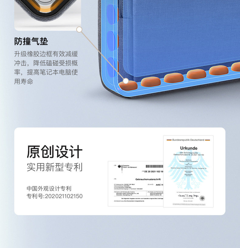 inateck電腦包筆電手提斜背男女通勤差旅公文包適用13寸 包/箱/袋 背包/書包/肩包 6