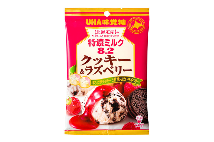 【豆嫂】日本零食 UHA味覺糖 特濃8.2 草莓牛奶糖/覆盆莓牛奶糖(袋裝)
