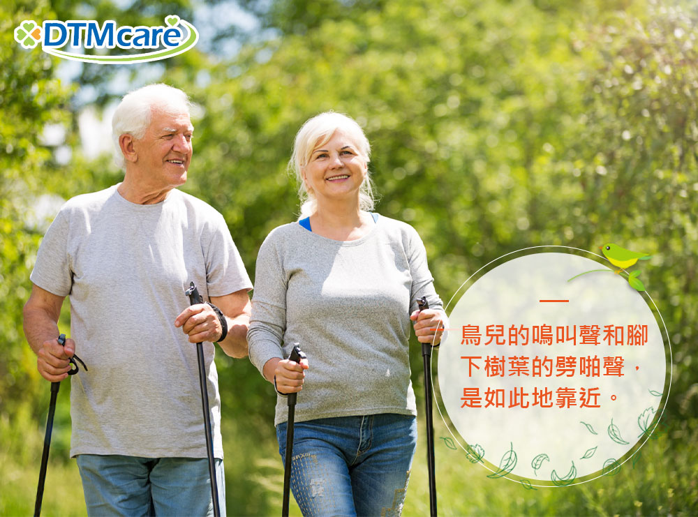 DTMcare鳥兒的鳴叫聲和腳下樹葉的劈啪聲,是如此地靠近。