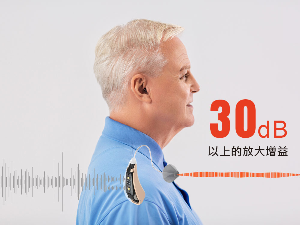 30dB以上的放大增益