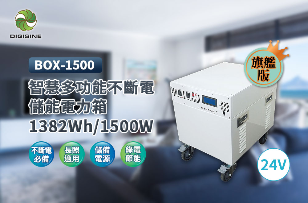 Digisine BOX-1500 多功能1382wh/1500W電力箱網頁圖