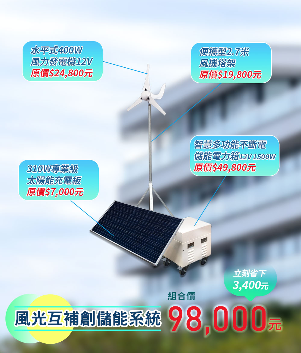 DIGISINE★ST-100 風光互補創儲能系統