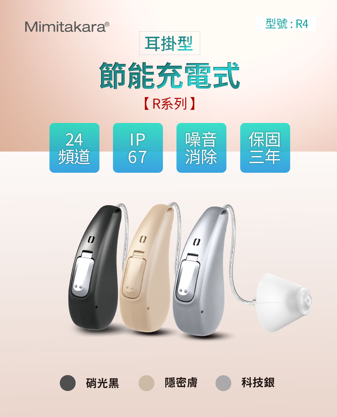 耳寶,R4,補助資訊,助聽器