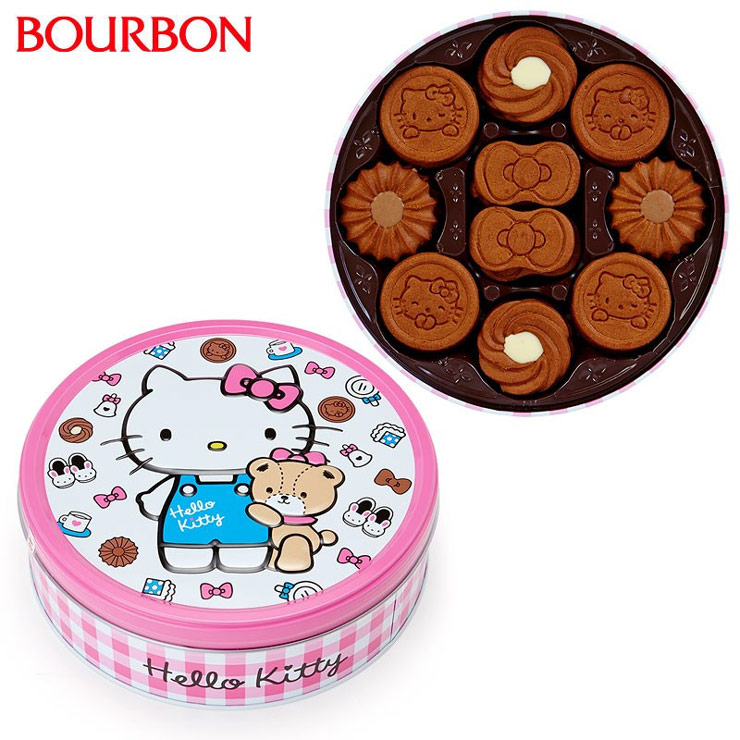 【豆嫂】日本零食 Bourbon 凱蒂貓Kitty禮盒 附精美提袋(奶油/可可)*新包裝上市