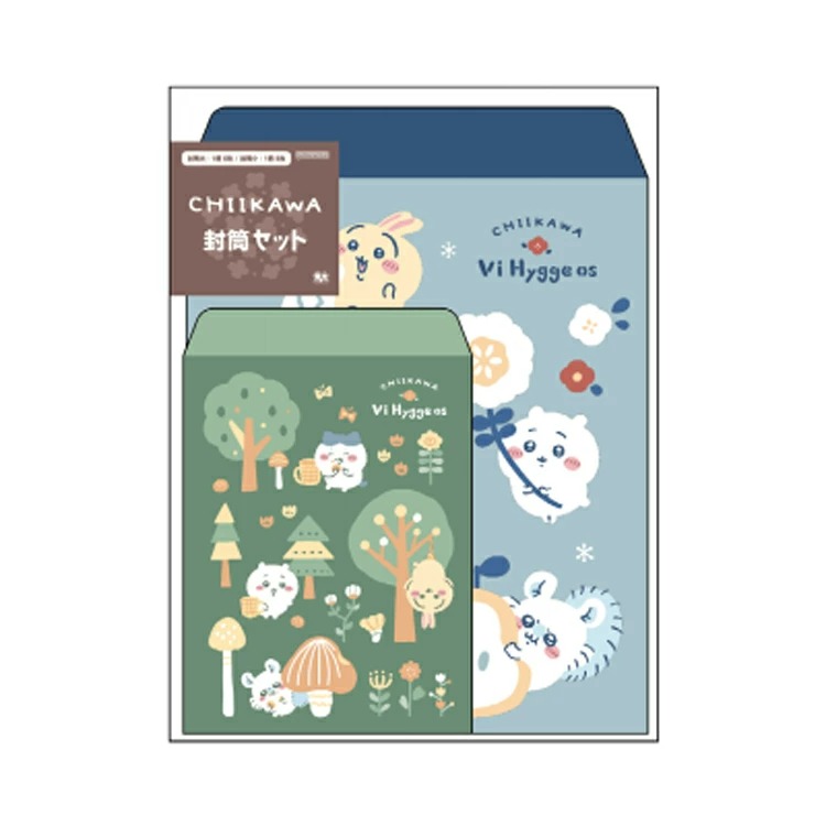 吉伊卡哇  信封組 悠閒 hygge（北歐風） 分裝袋 兩種尺寸 文具 日本必買 | 日本樂天熱銷