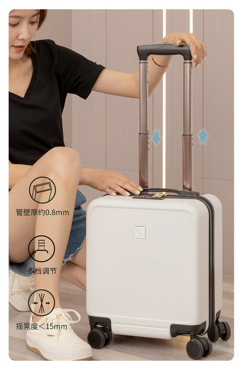 迷你航空行李箱男女14寸小型拉桿登機密碼旅行拖運箱 包/箱/袋 行李箱/手提箱/公事包 13