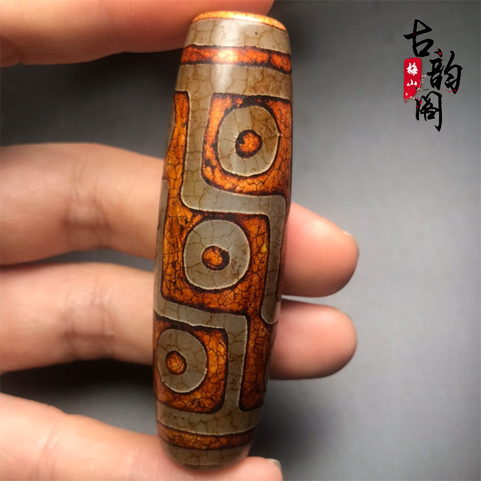 藏傳極品老瑪瑙九眼天珠天然老礦西藏老天珠項鏈吊墜西藏真品天珠| 協貿