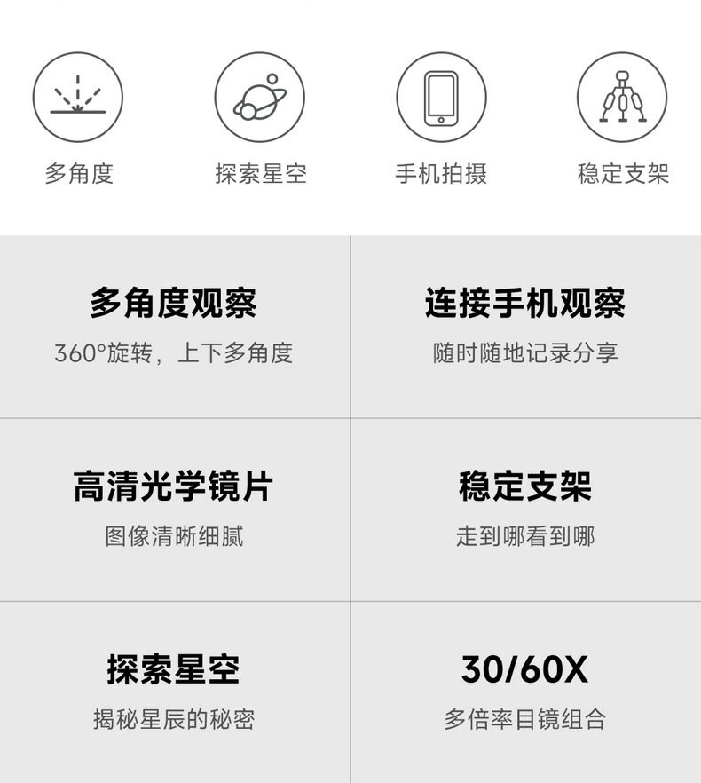 學優馬天文望遠鏡兒童觀星高畫質風景專業戶外尋星學生生日禮物玩 電子閱讀/學習 其他電子學習 3