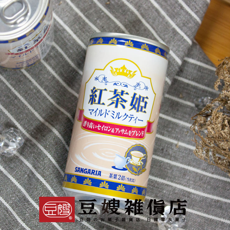 【豆嫂】日本飲料 SANGARIA紅茶姬-香濃奶茶(185ml)