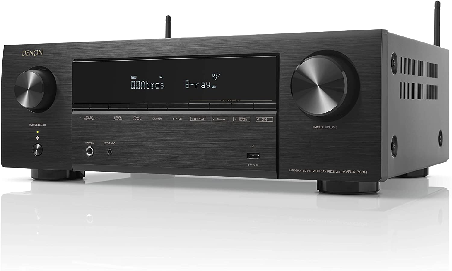 空運 日本公司貨 DENON AVR-X1700H AV環繞擴大機 7.2ch 8K Ultra HD HDR10+ | Metis直營店 |  樂天市場Rakuten