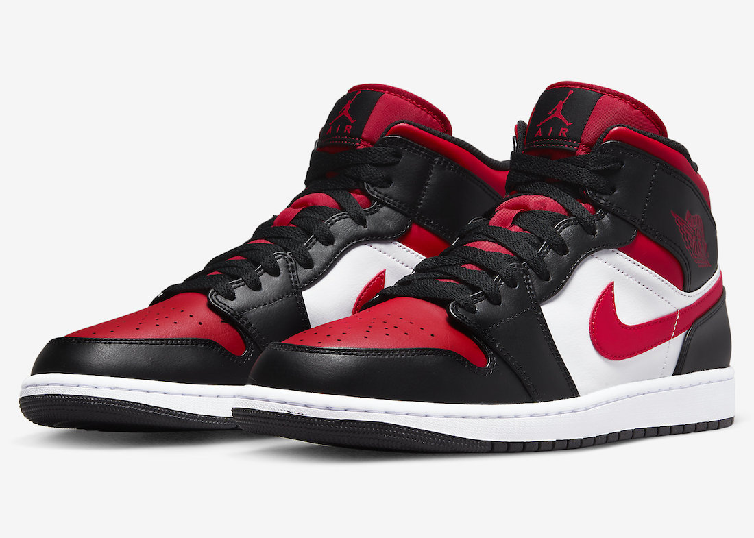 ⭐11月全館2件95折⭐【毒】AIR JORDAN 1 MID Bred Toe 黑紅腳趾AJ1